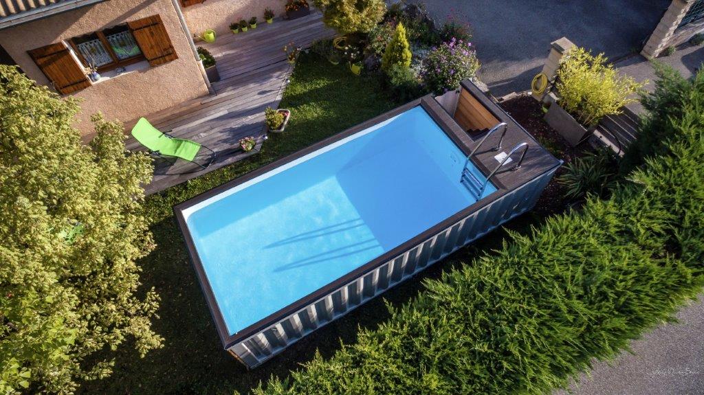 Lilly Box : Une piscine dans un container, une idée simple et tellement pratique !