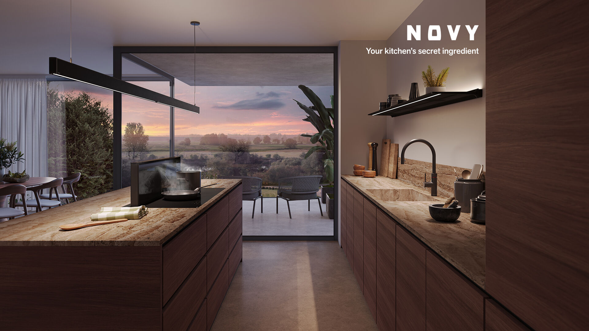 Novy révolutionne l’éclairage de votre cuisine